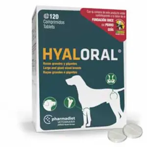 Pharmadiet Hyaloral Große Rassen 120 Tabletten Hundeergänzungsfuttermi... günstig