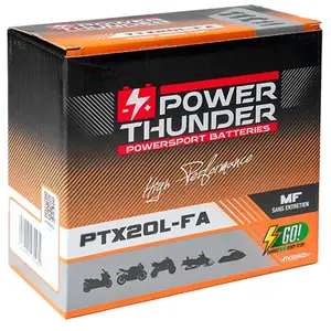 Akku Power Thunder PTX20L (FA) Schwarz TU