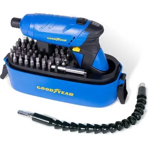 Akkuschrauber 3,6 V + Flexibles Aufsatz + Set mit 52 Zubehörteilen, Ma...