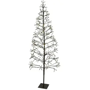 Wellhome Weihnachtsbaum Mit 9 Ästen Und 160 Led-lichtern 120 Cm