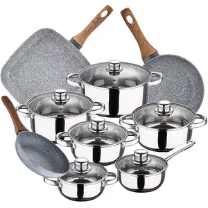 San Ignacio Cassel 18/20 Cm Pk3849 Kochtopfset Mit Pfannen 12 Stücke