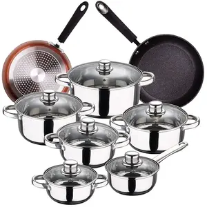 San Ignacio Cassel 20/24 Cm Pk3840 Kochtopfset Mit Pfannen 12 Stücke