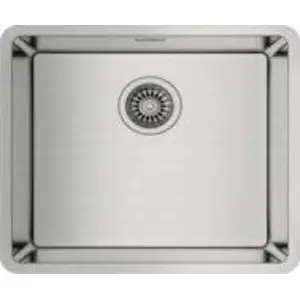 Teka Be Linea RS15 45.40, Unterbauspüle, Rechteckig, Edelstahl, Edelstahl, 1 Becken, Rechteckig günstig