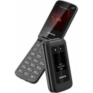 Aiwa Mobiltelefon für ältere Erwachsene FP-30-4G/BK, Tastenhandy, Schwarz