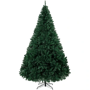 HOMCOM Künstlicher Weihnachtsbaum 270 cm, Tanne mit Gelenkzweigen, 241...