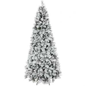 HOMCOM Weihnachtsbaum 270 cm, künstlicher Weihnachtsbaum mit 1507 Zwei...