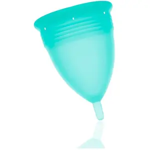 Stercup, Menstruationstasse, Menstrual Cup Gr?Sse L Aquamarinfarbe Fda Silicone (L) günstig