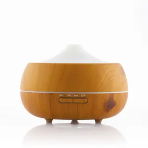 Luftbefeuchter mit Aromadiffusor und Led InnovaGoods Wooden-Effect TU günstig