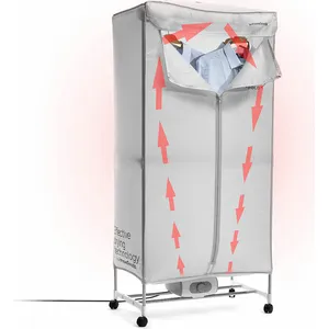 Tragbarer elektrischer Wäschetrockner mit 2 Höhen Dupledry InnovaGoods... günstig