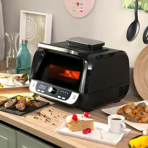 Luftfritteuse mit Grill, Zubehör und Rezeptbox InnovaGoods Fryinn 12-i...