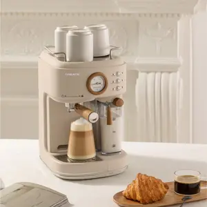 CREATE - THERA RETRO PRO - Halbautomatische Espresso-Kaffeemaschine 20...
