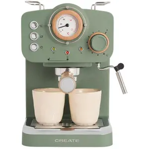 CREATE Thera Retro cob Espressomaschine mattgrün