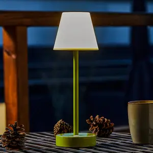 Newgarden Lola Slim LED-Tischlampe Akku, lime