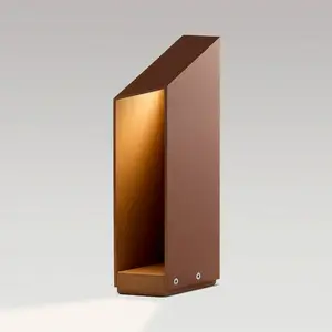 MARSET LED-Sockellampe Domus Höhe 37 cm rostfarben Aluminium