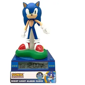 Sonic Sonic The Hedgehog 3d-lampe Mit Wecker günstig