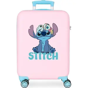 Disney Stitch In the World ABS Rollkoffer/Koffer 55cm