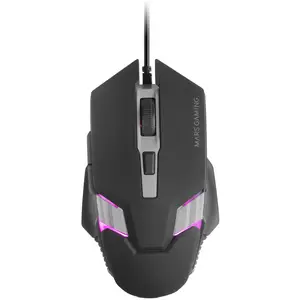 Mars Gaming MM024, rechts, Optisch, USB Typ-A, 4000 DPI, Schwarz