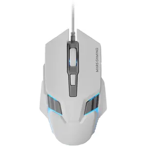 Mars Gaming MM024, rechts, Optisch, USB Typ-A, 4000 DPI, Weiß