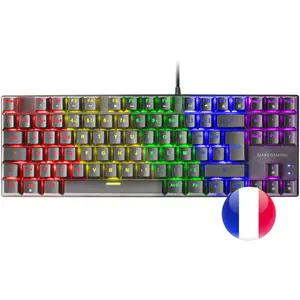 Mars Gaming MK80, Kabelgebunden, USB, Mechanischer Switch, AZERTY, RGB...