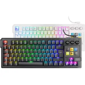 mars-gaming Mars Gaming MK-MASTER, Mechanische TKL-Tastatur mit Smartd...