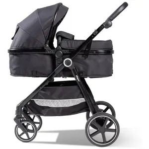 Interbaby Kinderwagen Versa 2-in-1 Schwarz günstig