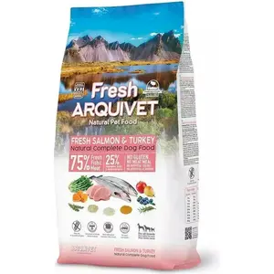 ARQUIVET FRESH halbfeuchter Lachs- und Truthahnhund 10kg
