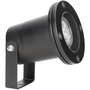 LEDS C4 Post Außenstrahler - 24,8 W, 1388 lm, IP66, Schwarz