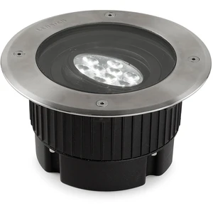 LEDS C4 Gea Bodenleuchte - 11 W, Warmweiß, 796 lm, IP65-IP67, Acero