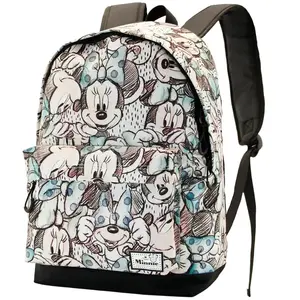 Rucksack Mädchen Karactermania Disney Minnie Blanc 41x30x18 cm