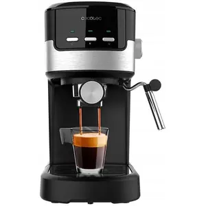 Cecotec Power Espresso 20 Pecan, Siebträgermaschine, Silber, Schwarz