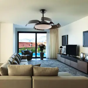 Deckenventilator Enzo mit LED dimmbar, CCT schwarz günstig