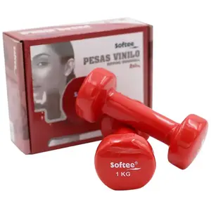 Softee Vinyl S Set 1kg Hantel Rot 1 kg Rot 1 kg günstig
