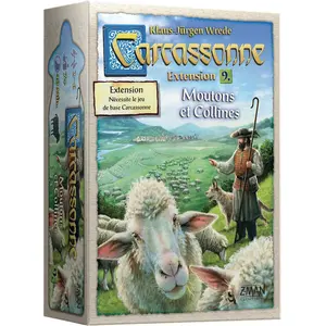 Asmodee Gesellschaftsspiele Z-man Games Carcassonne : Moutons et Collines TU