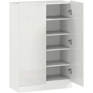 HOMCOM Schuhschrank mit 2 Türen und leisem Verschluss, Schuhschrank fü... günstig