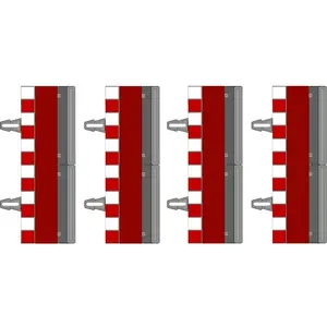 Scalextric Gerade Zaunkante 180 Mm One Size