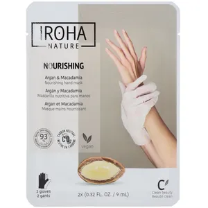 IROHA NATURE Pflegende Handschuh-Maske - Arganöl 18 ml günstig