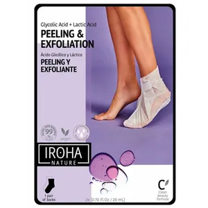 IROHA NATURE Glykolsäure-Peeling- und Peeling-Socken 40 ml günstig