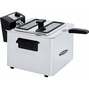 Orbegozo FDR 80, 8 l, Einzelbild, Edelstahl, 3000 W, 230 V, 50 Hz