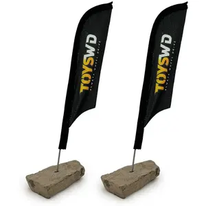 Crawler Park Toyswd Flaggen Für Rc 1/24 & 1/18 23 Cm 2 Einheiten