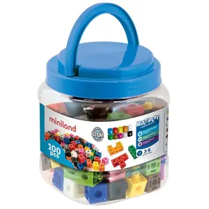 Miniland Spielzeugwürfel 2 Cm 100 Einheiten
