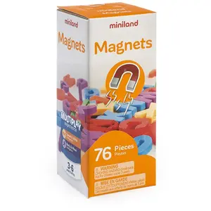 Miniland Großbuchstaben Magnete 76 Einheiten
