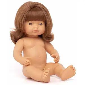 Miniland Europäische Rothaarige Babypuppe 38 Cm günstig