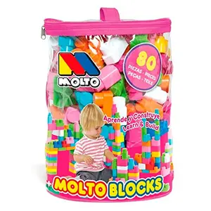Molto Tasche Mit Konstruktionsspiel 80 Stücke