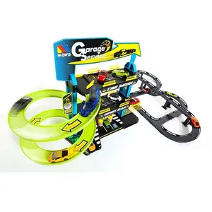 Molto Parkhaus 3 Etagen Plus Gleise Mit 5 Autos 59x55x33 Cm