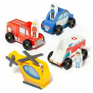 Molto Set Mit 4 Holzlastern