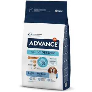 ADVANCE Medium Light +8 Monate Hundefutter, 12kg, 1er Pack (1 x 12 kg)