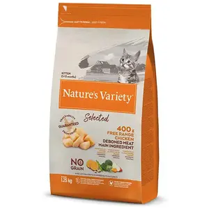 Nature´s Variety Selected Kitten Hühnerfutter Für Katzen 1.25kg