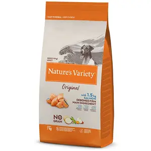 Nature´s Variety Original Canine Adult Mini Lachs Hundefutter 7kg