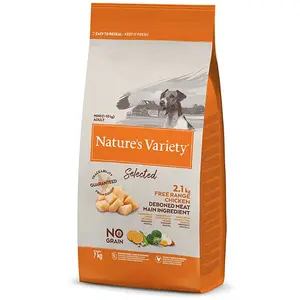 Nature´s Variety Select Canine Adult Mini Hundefutter Mit Huhn 7kg