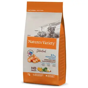 Nature´s Variety Select Feline Adult Norwegisches Lachskatzenfutter 7k...